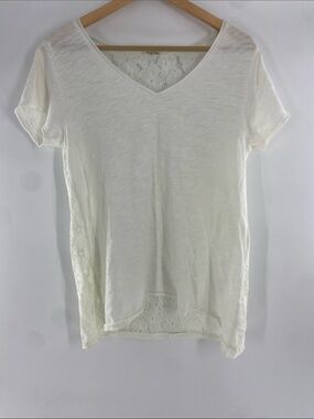 Dylan White Short Sleeve Tee Size S Gently Used